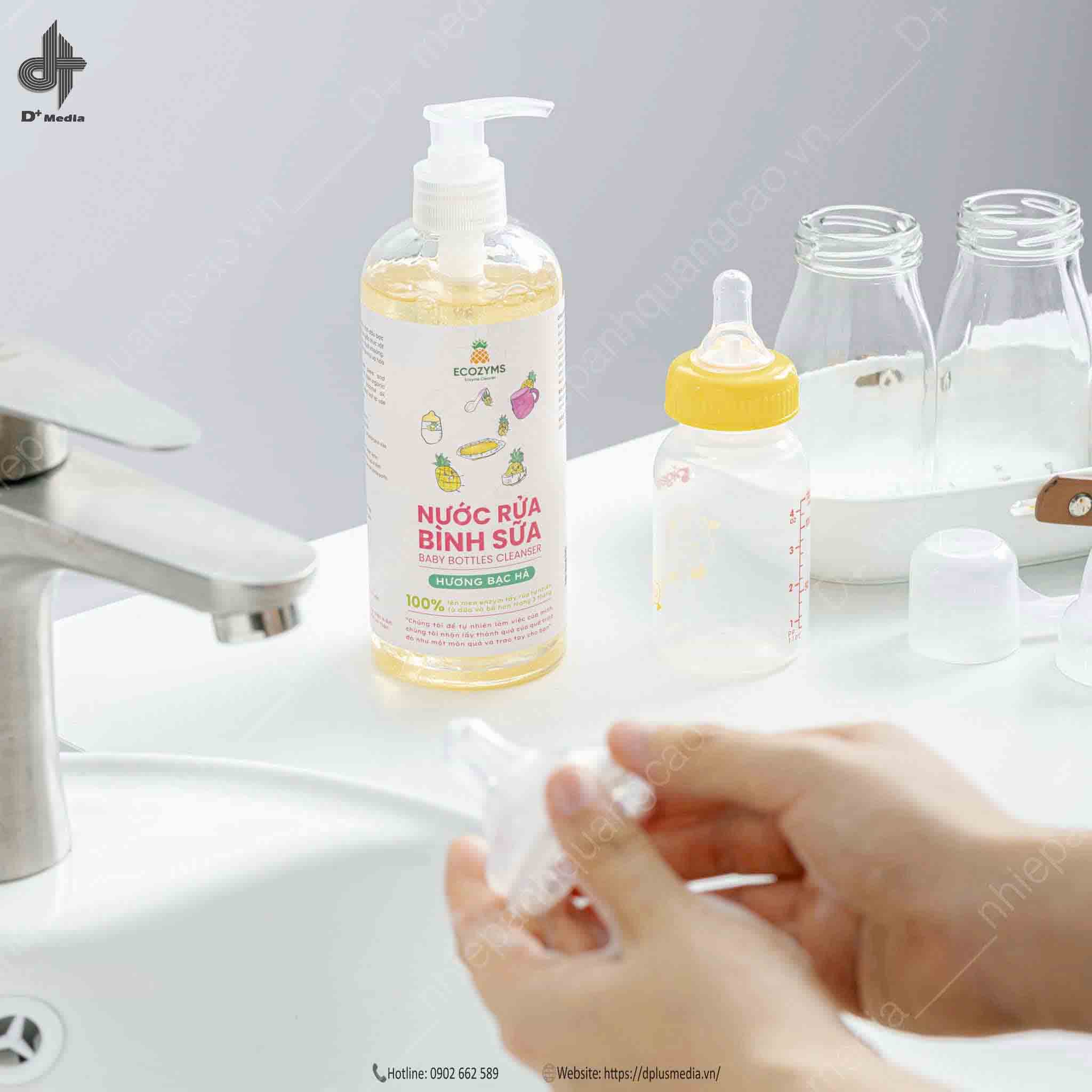 Chụp ảnh sản phẩm nước giặt, chất tẩy rửa