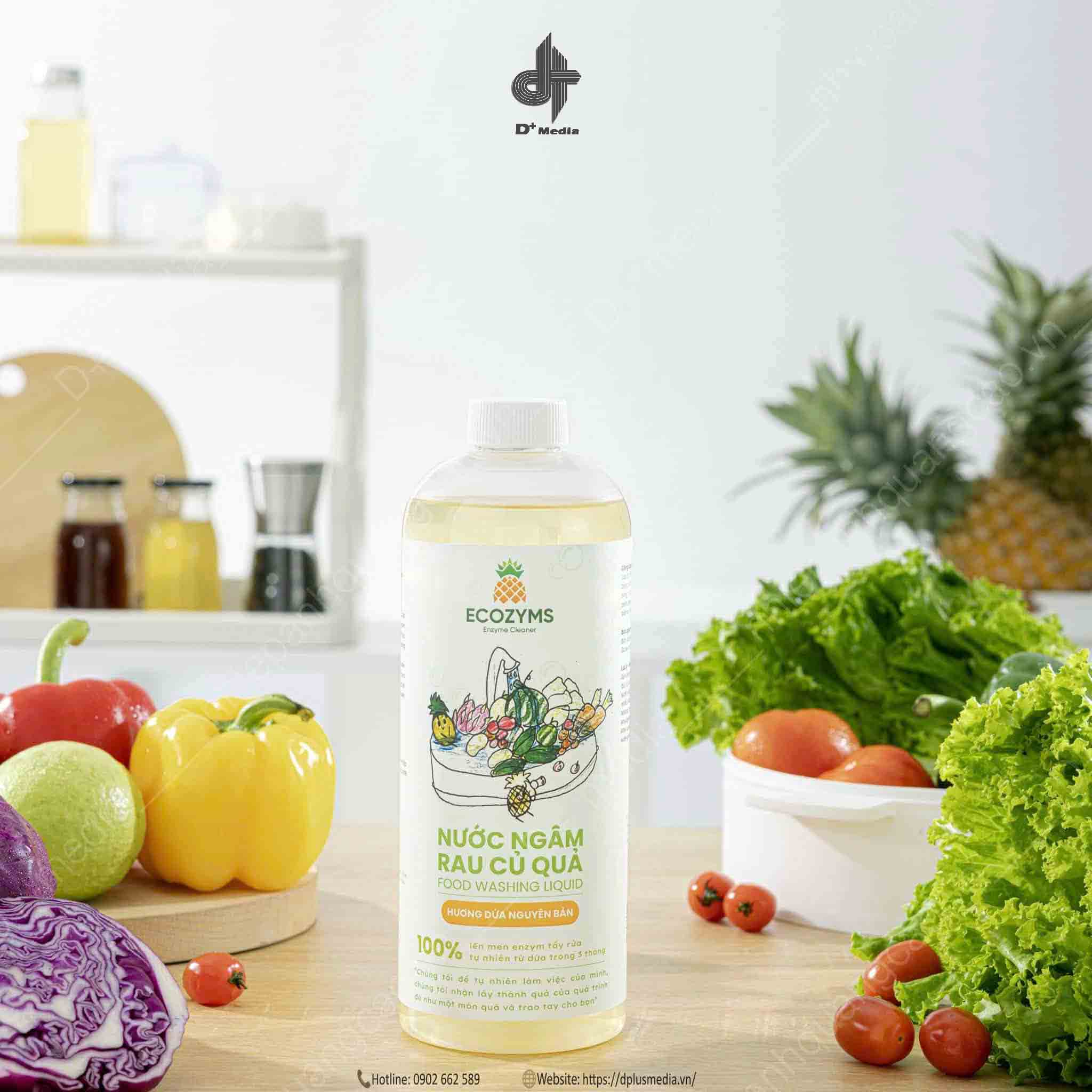 Chụp ảnh sản phẩm nước giặt, chất tẩy rửa