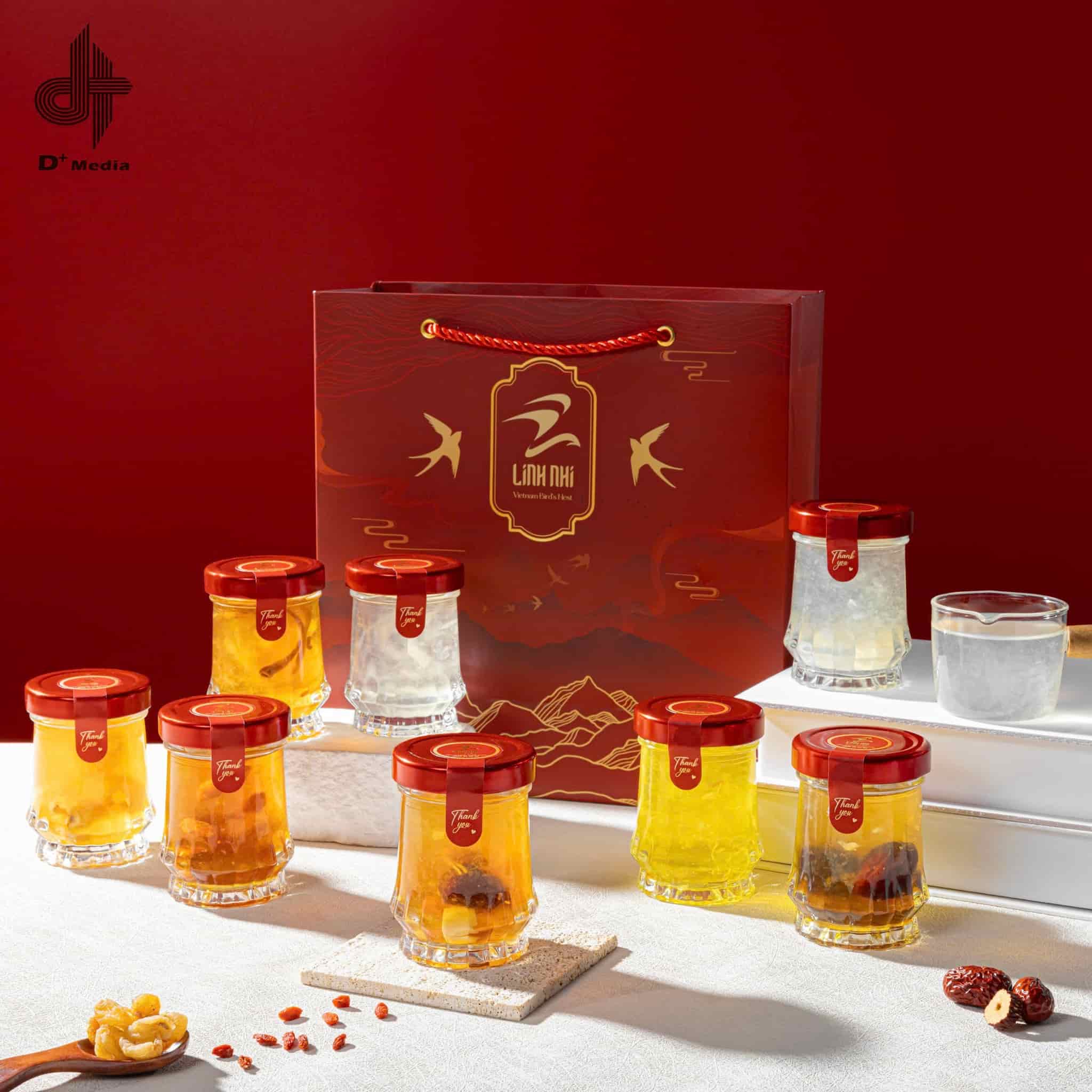 chụp sản phẩm yến sào