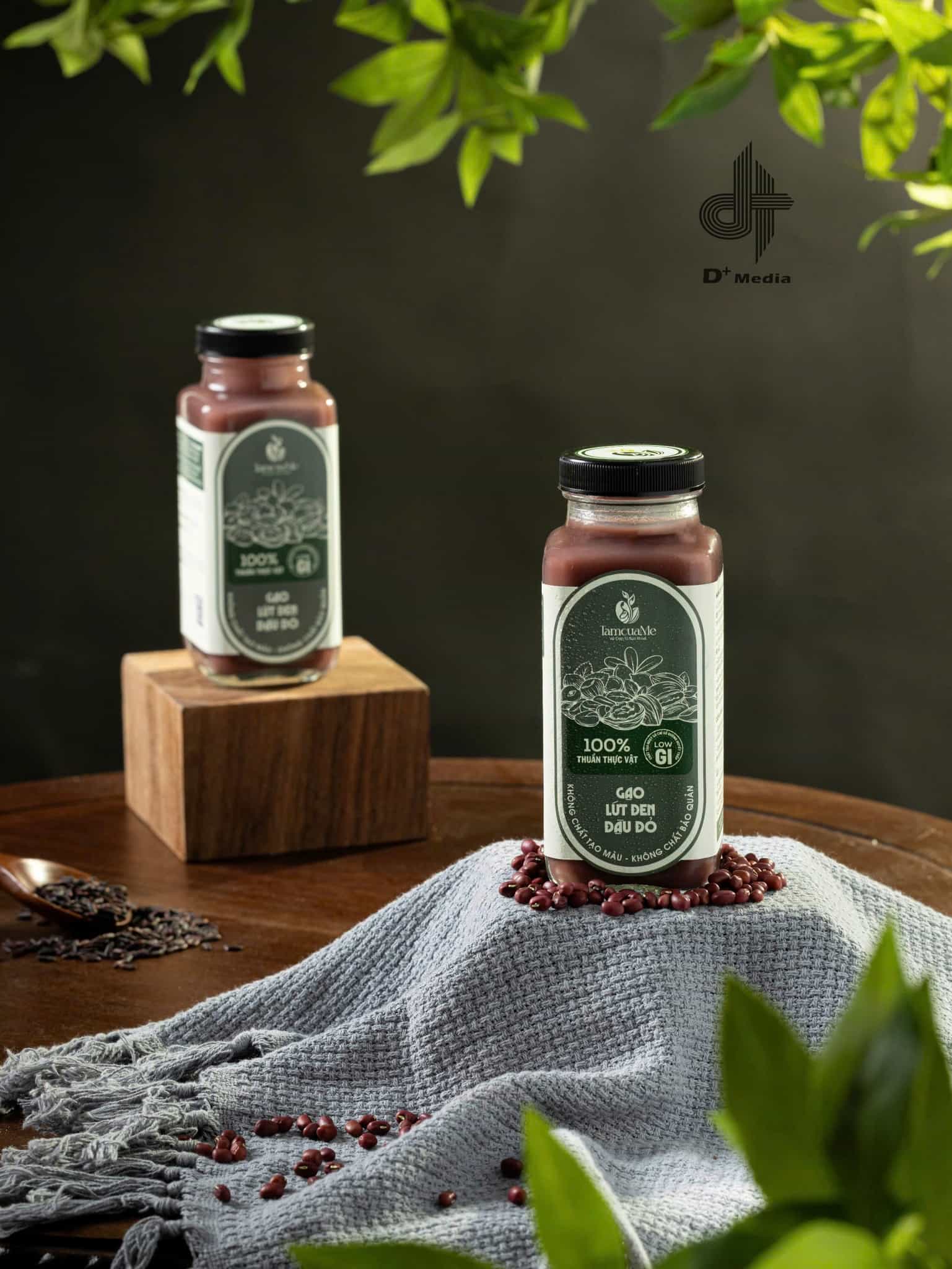 Chụp Sản Phẩm Sữa Hạt Theo Concept Thiên Nhiên